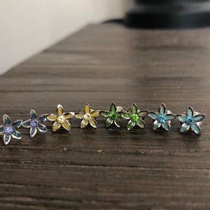 Flower earrings